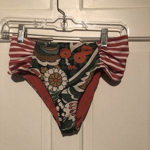Seea printed reversible bikini bottoms size L